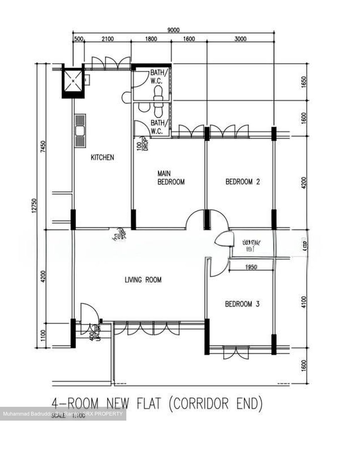 Blk 137 Yishun Ring Road (Yishun), HDB 4 Rooms #598426031